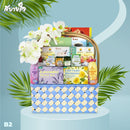 2026 - B2 กระเช้าพาสเทล 15 นิ้ว- กระเช้าปีใหม่ ของขวัญสุขภาพ