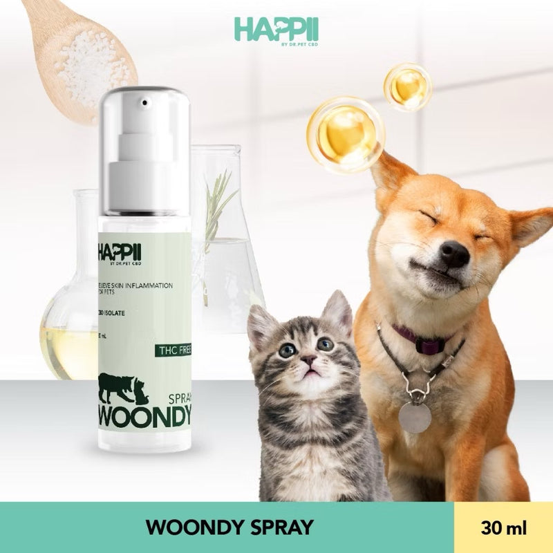 1แถม1 -แฮปปี้วูนดี้สเปรย์ฟอร์ เพ็ทส์ 30 ML (HAPPII)