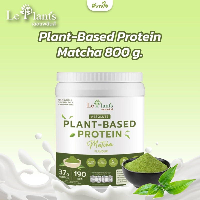 Plant-Based Protein Matcha 800 g. (Leplants)