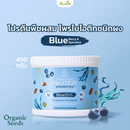 เครื่องดื่มโปรตีนจากพืช กลิ่นบลูเบอร์รี่ 400 กรัม (Organic Seeds)